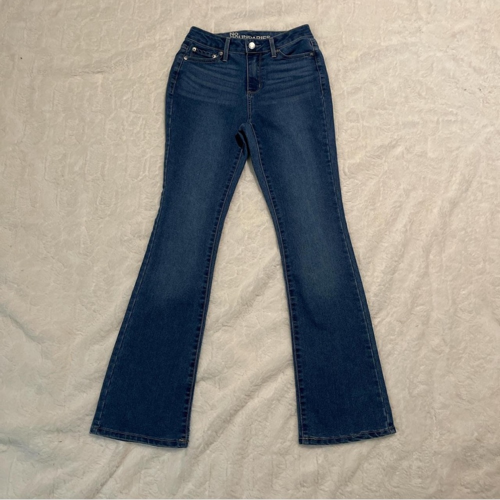 No Boundaries Dark Blue Bootcut Jeans